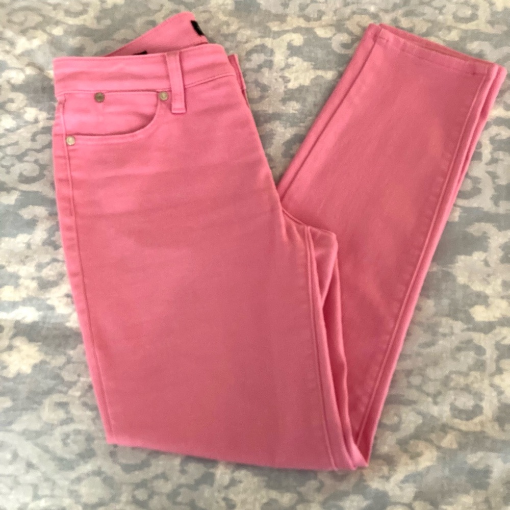 Talbots slim ankle jeans pink 2P